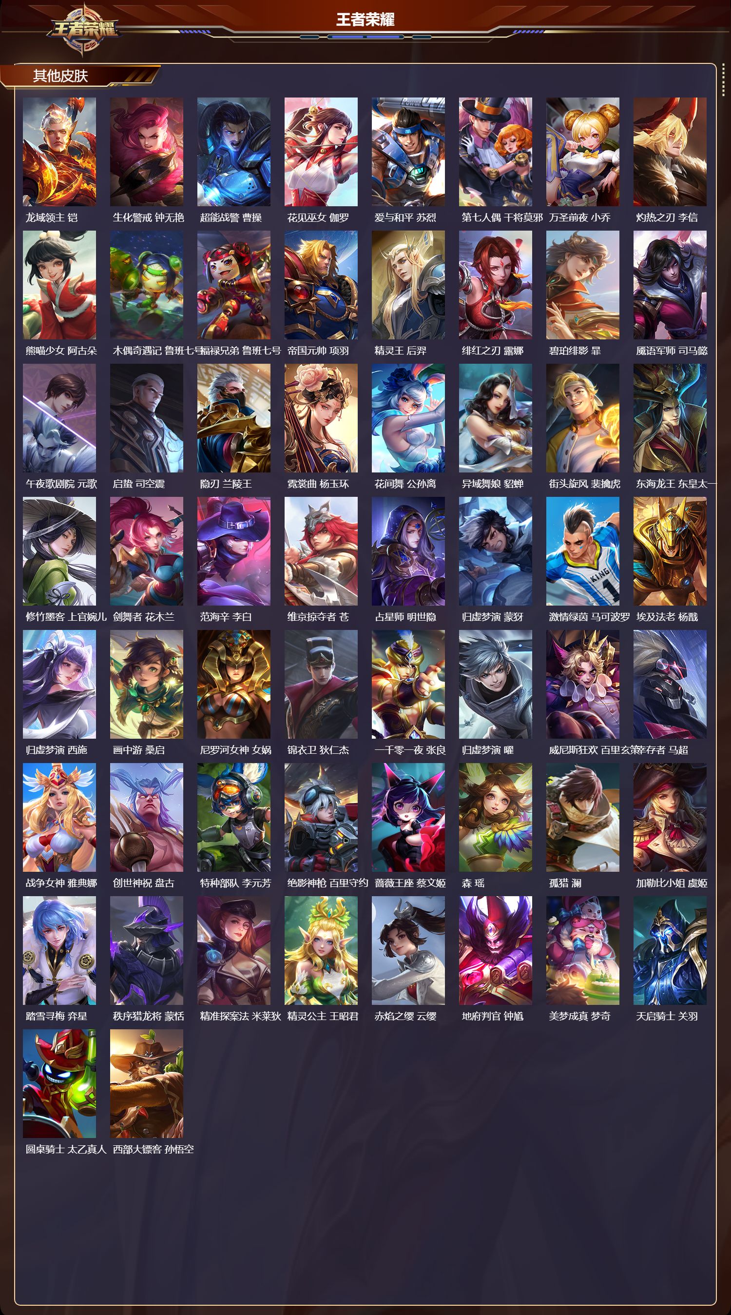 WZMK3471122王者荣耀账号详情图5