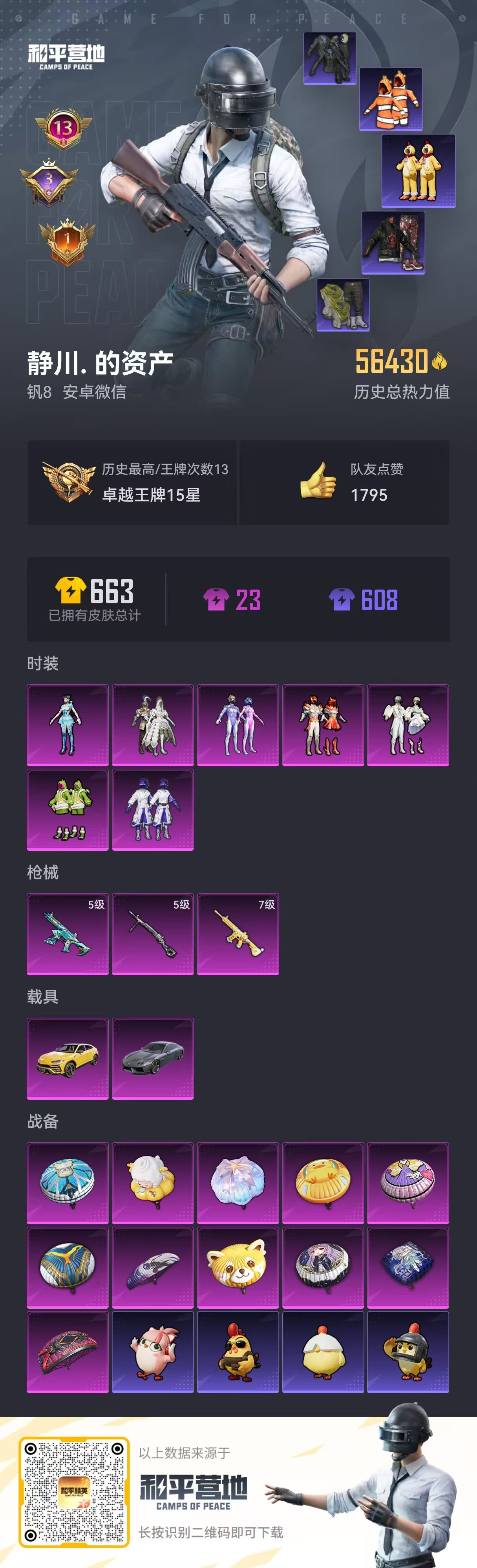 HPCMW3428744和平精英账号详情图2 HPCMW3428744和平精英账号详情图2