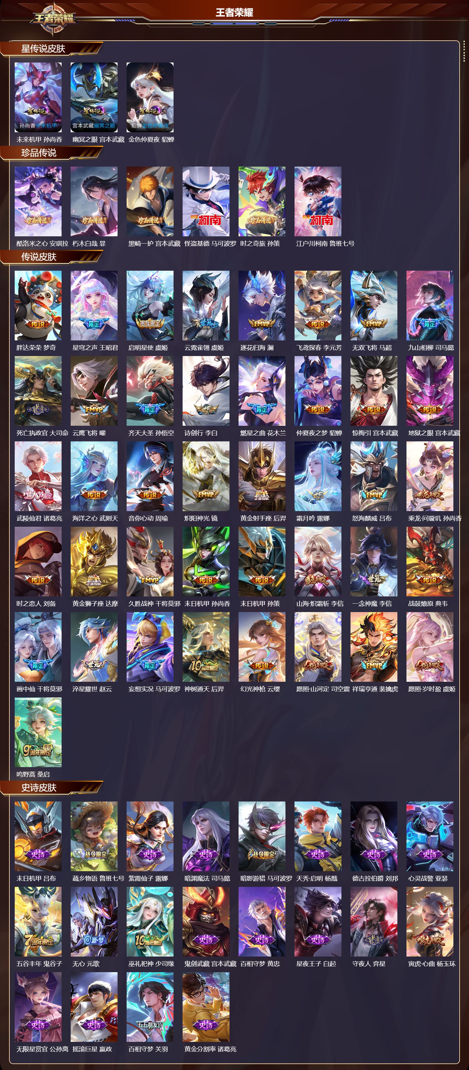 WZMK3426629王者荣耀账号详情图2 WZMK3426629王者荣耀账号详情图2