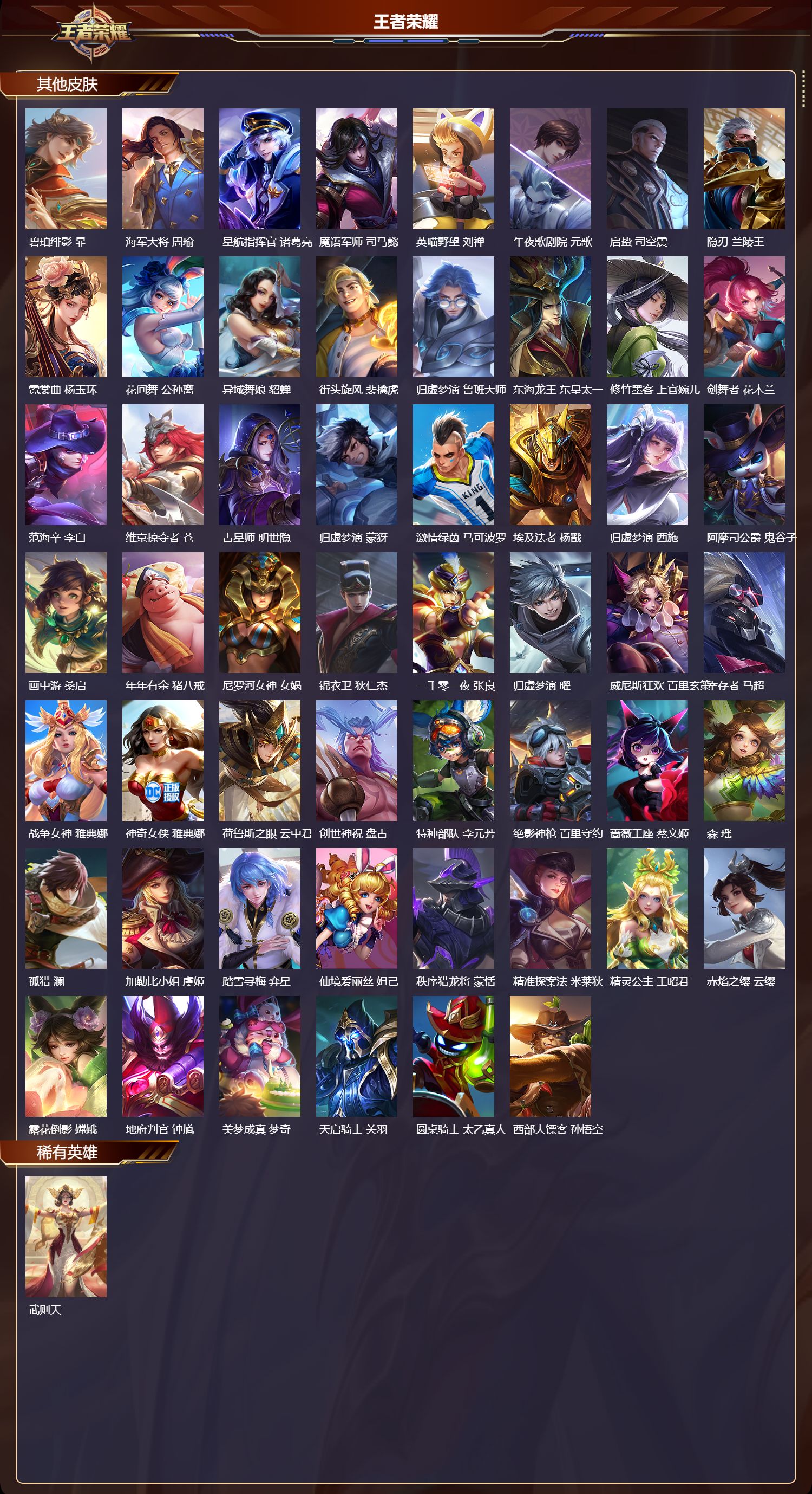 WZMK3426615王者荣耀账号详情图8