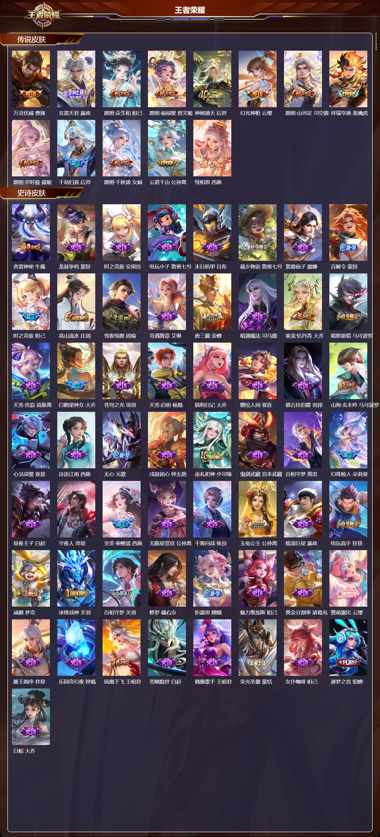 WZMK3426609王者荣耀账号详情图3 WZMK3426609王者荣耀账号详情图3