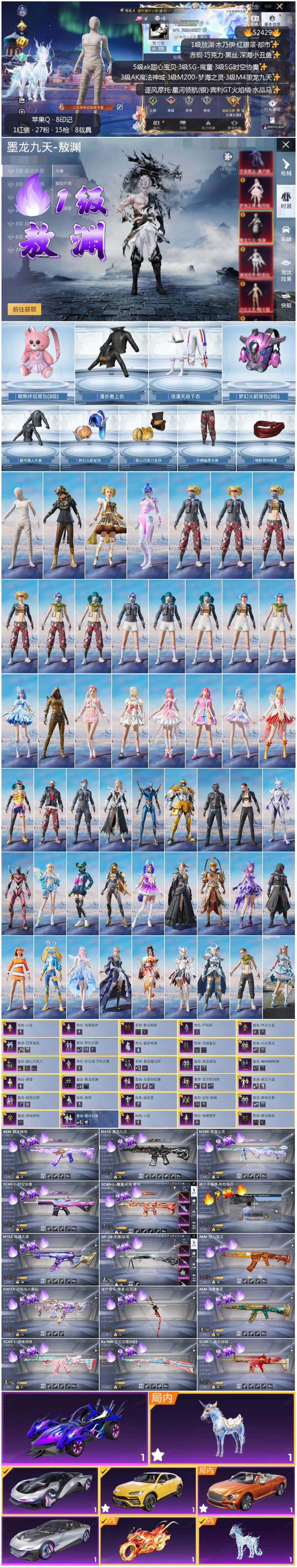 HPSJ3420496和平精英账号详情图2 HPSJ3420496和平精英账号详情图2