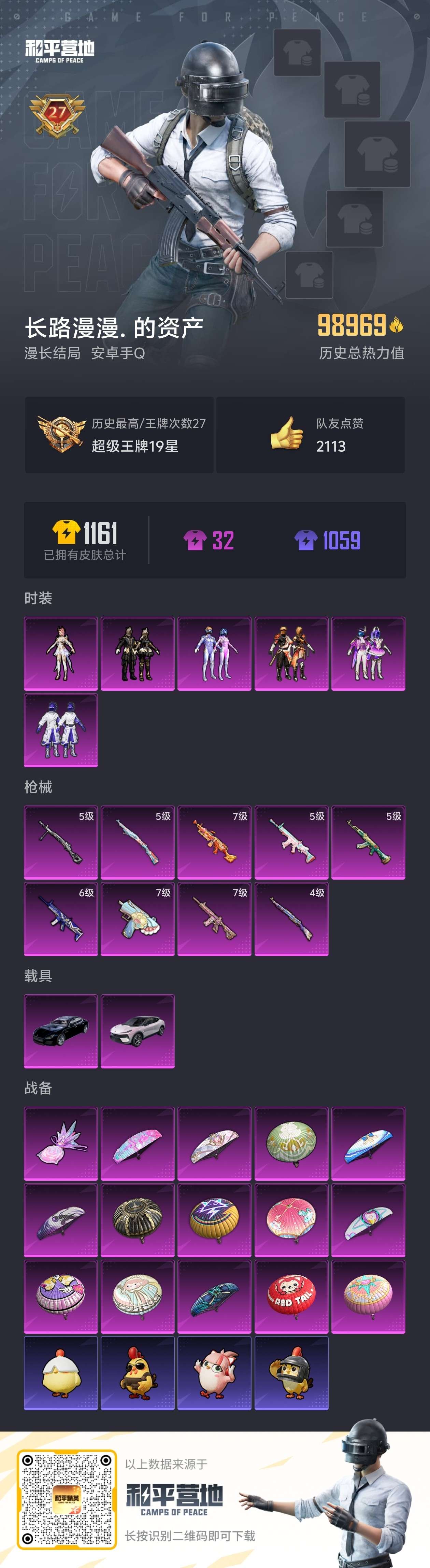 HPSJ3430425和平精英账号详情图2 HPSJ3430425和平精英账号详情图2