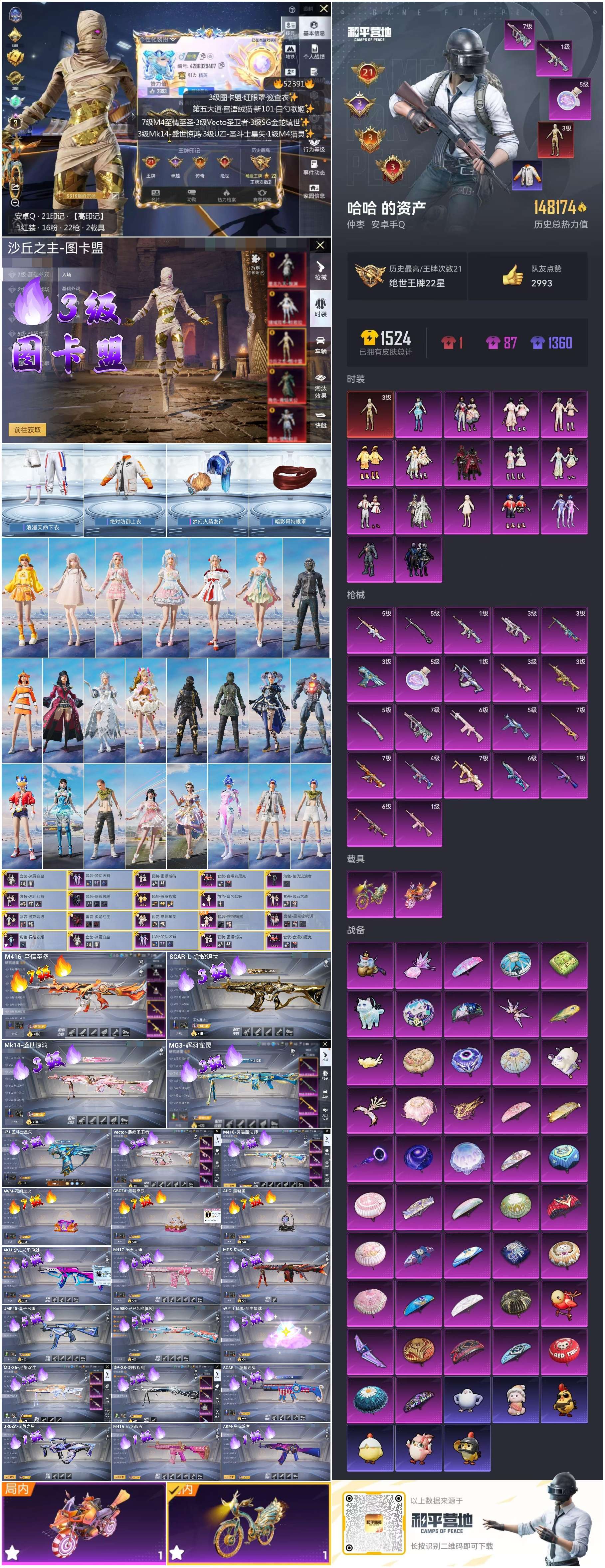 HPSJ3420384和平精英账号详情图3 HPSJ3420384和平精英账号详情图3