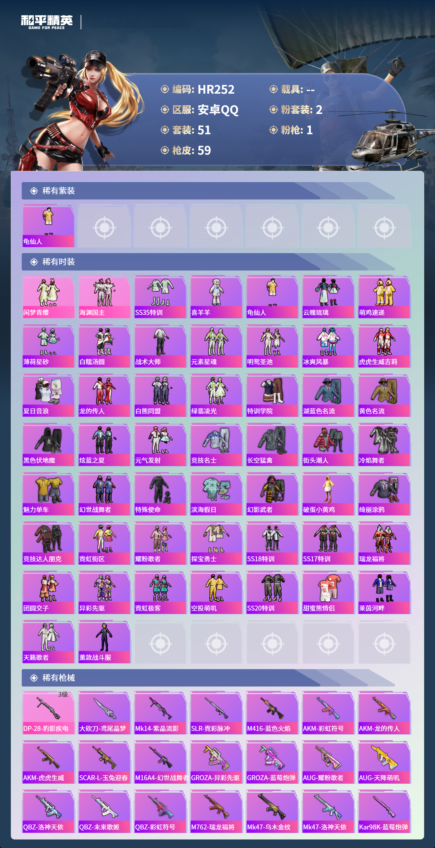 HPCMW3428762和平精英账号详情图2 HPCMW3428762和平精英账号详情图2