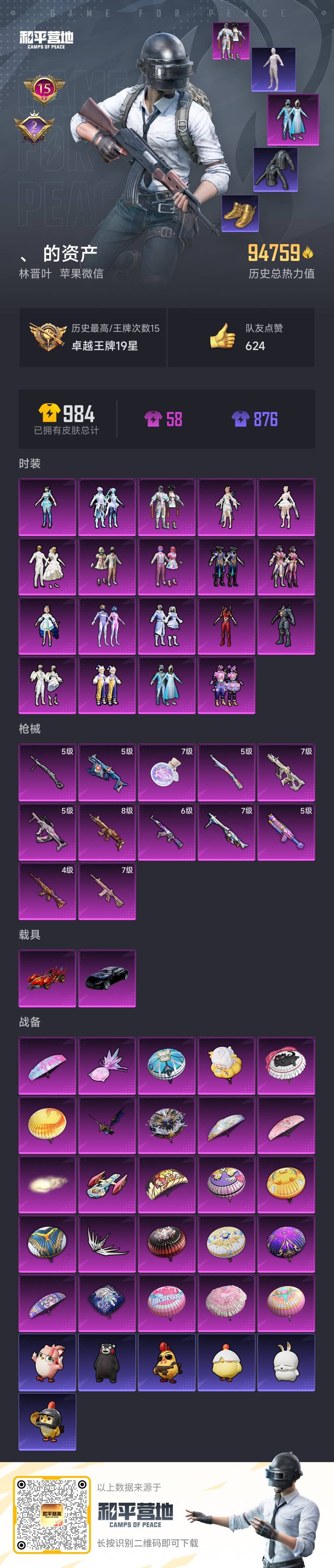 HPSJ3420629和平精英账号详情图3 HPSJ3420629和平精英账号详情图3