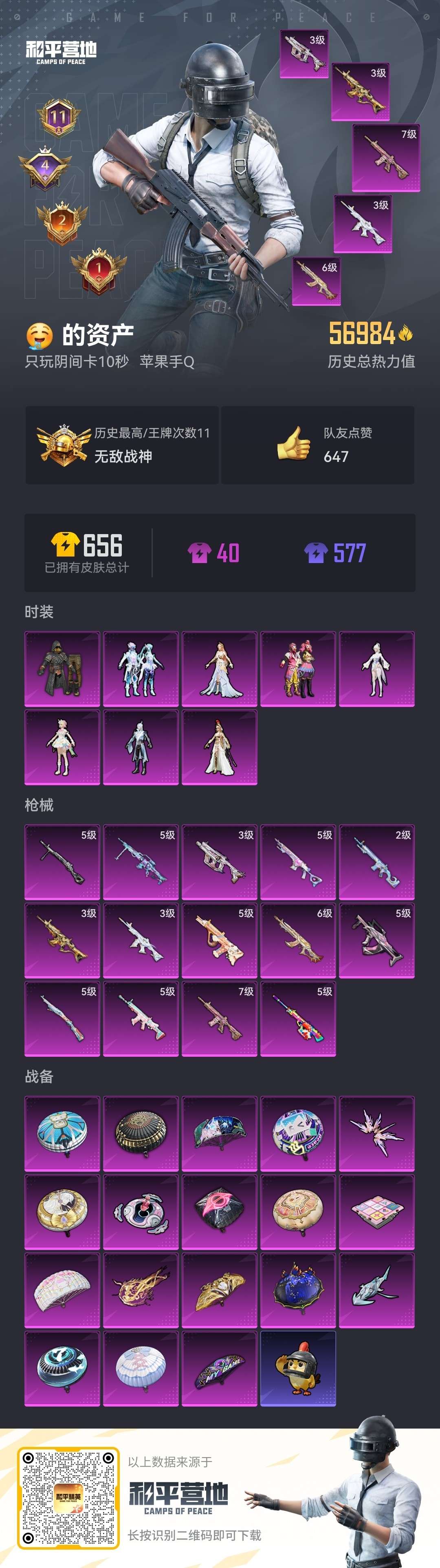 HPSJ3430449和平精英账号详情图5 HPSJ3430449和平精英账号详情图5