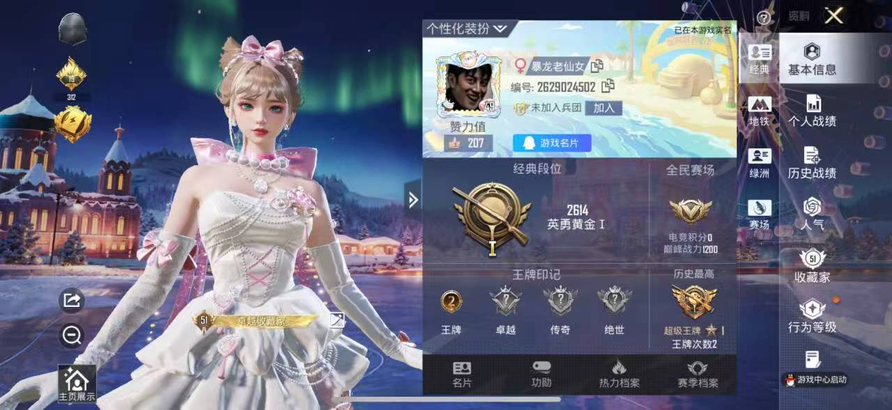 HPSJ3420625和平精英账号详情图2 HPSJ3420625和平精英账号详情图2