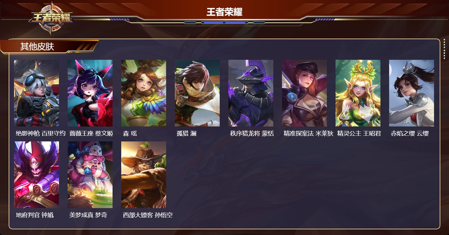 WZMK3426664王者荣耀账号详情图5 WZMK3426664王者荣耀账号详情图5