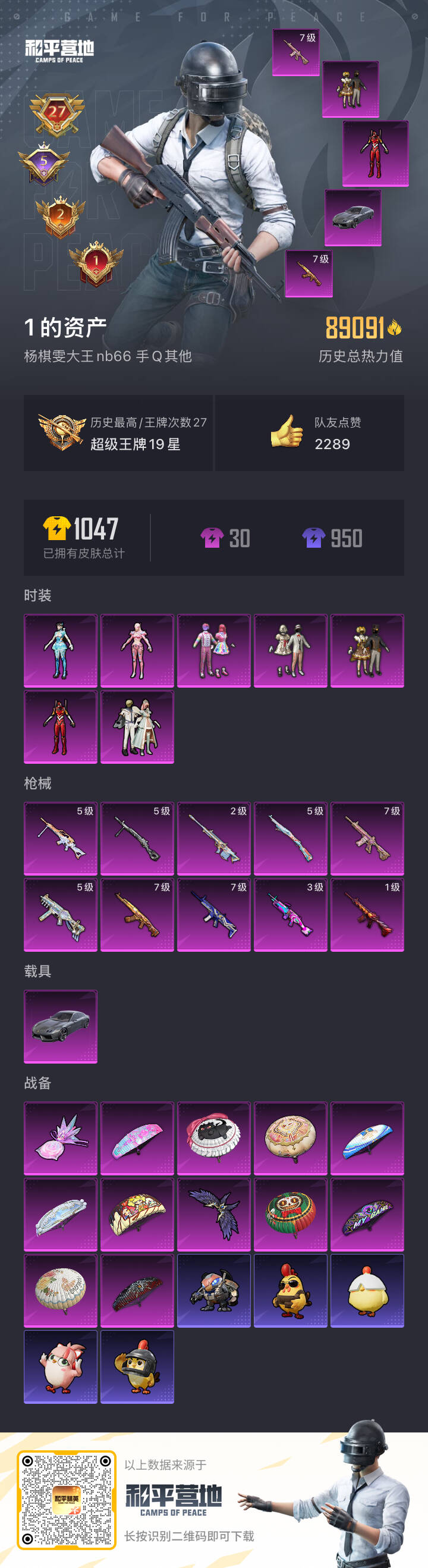 HPSJ3430397和平精英账号详情图4 HPSJ3430397和平精英账号详情图4