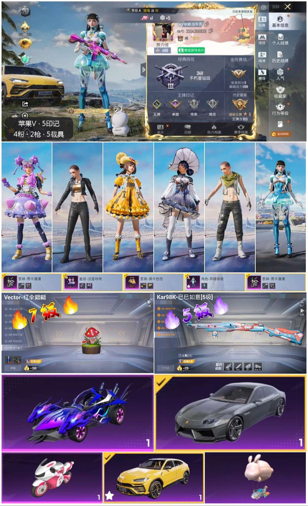 HPSJ3420867和平精英账号详情图4 HPSJ3420867和平精英账号详情图4