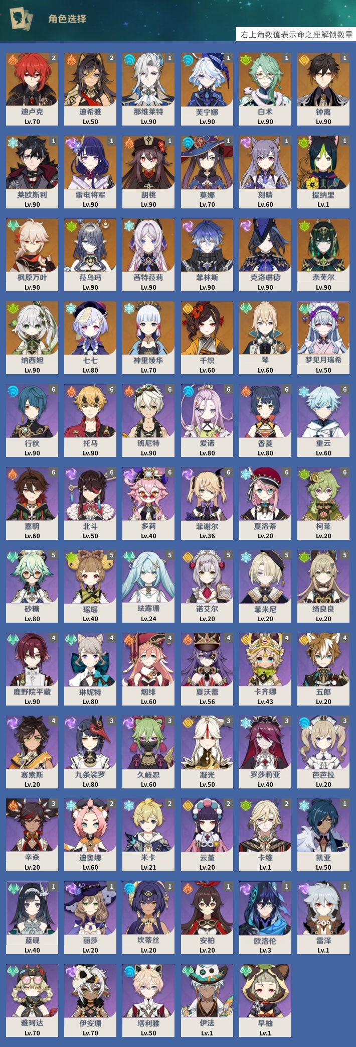 YSMK316782原神账号详情图3