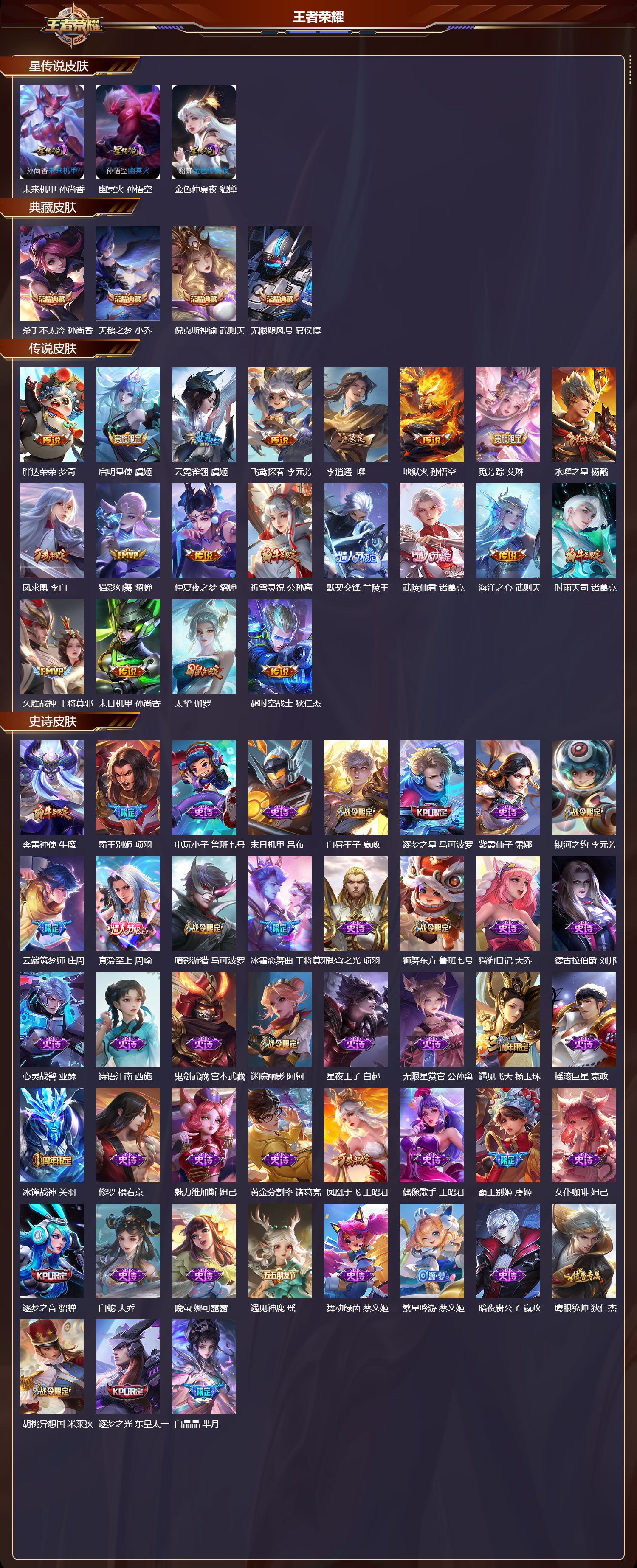 WZMK3426647王者荣耀账号详情图2 WZMK3426647王者荣耀账号详情图2