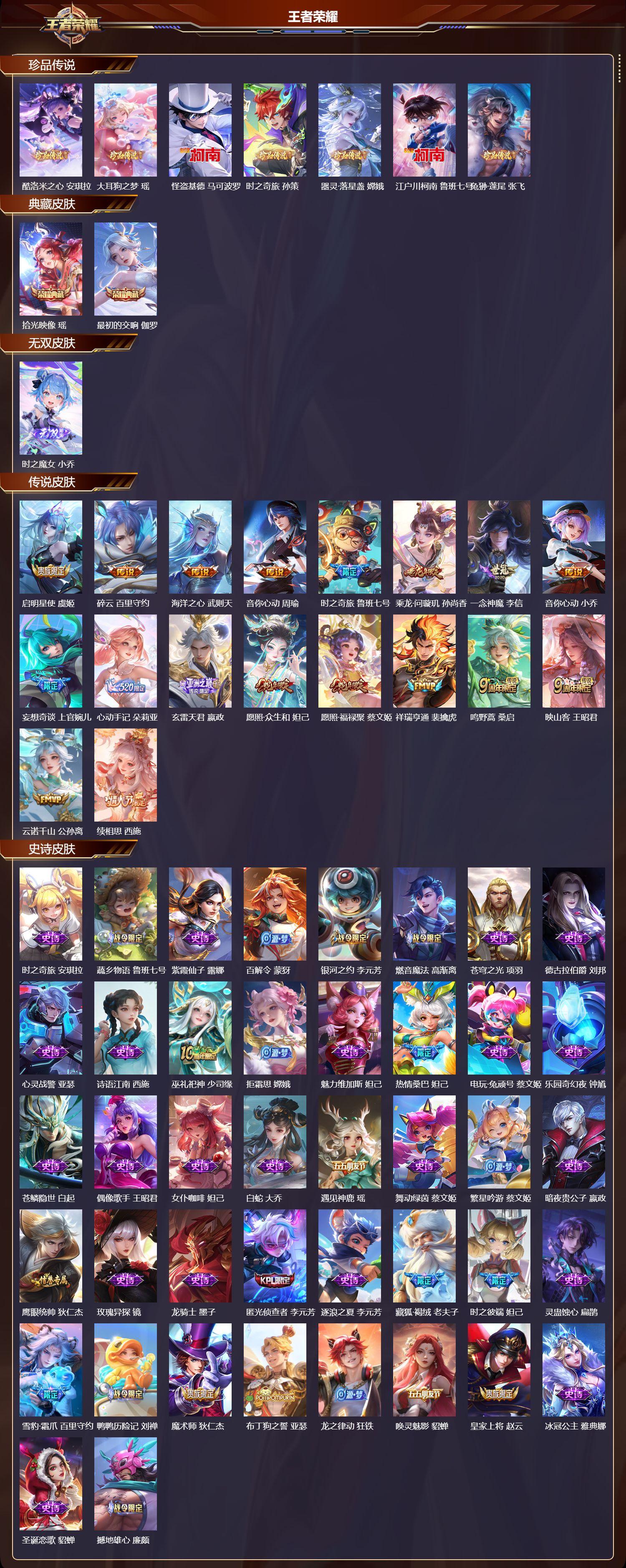 WZMK3426657王者荣耀账号详情图2 WZMK3426657王者荣耀账号详情图2