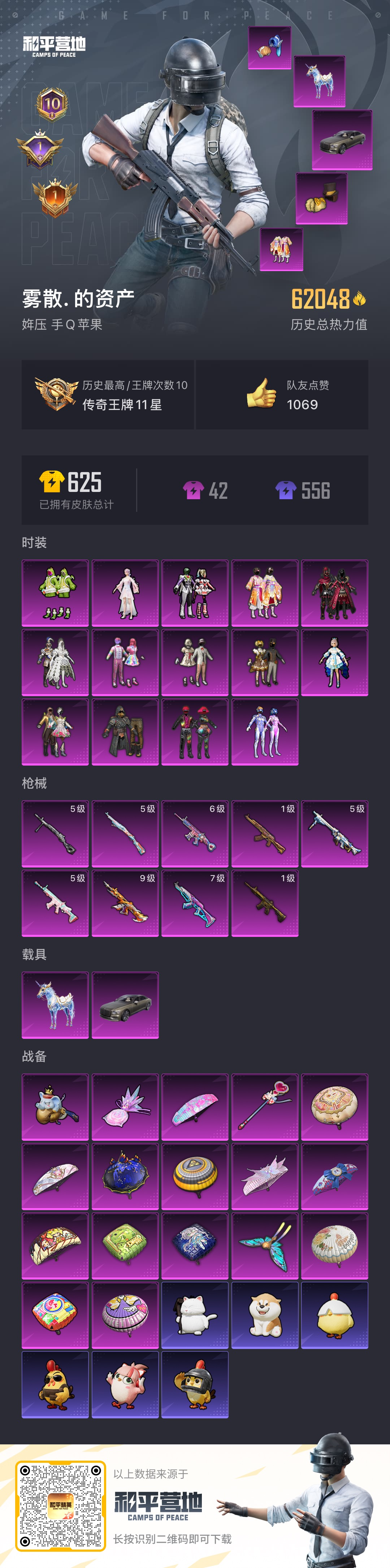 HPSJ3420411和平精英账号详情图2 HPSJ3420411和平精英账号详情图2