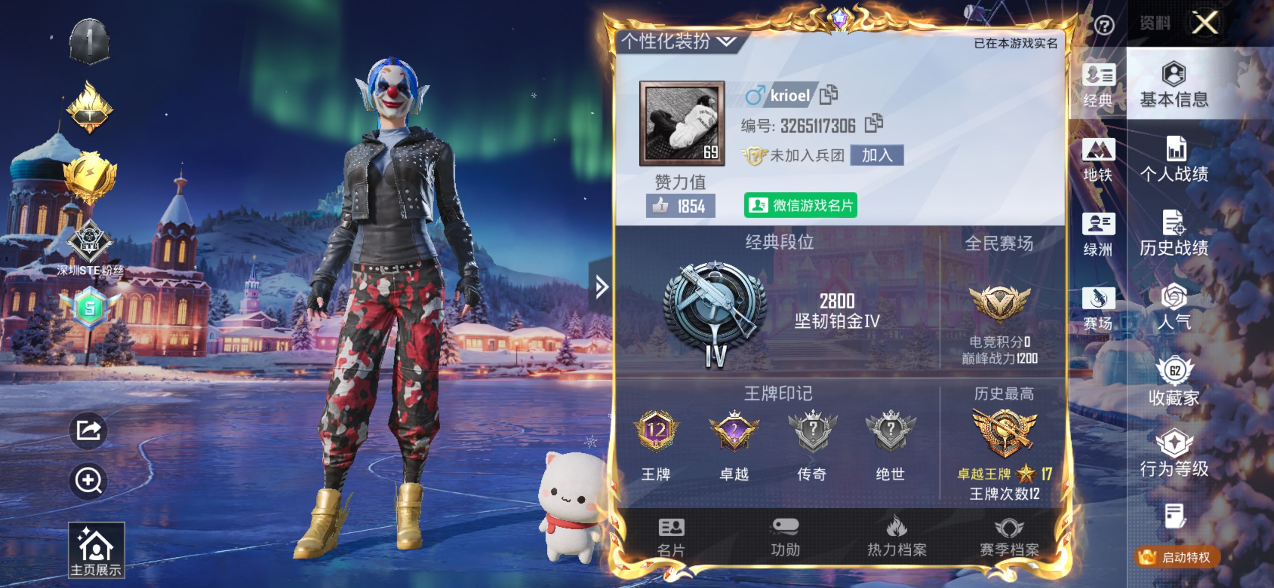 HPSJ3420921和平精英账号详情图3 HPSJ3420921和平精英账号详情图3