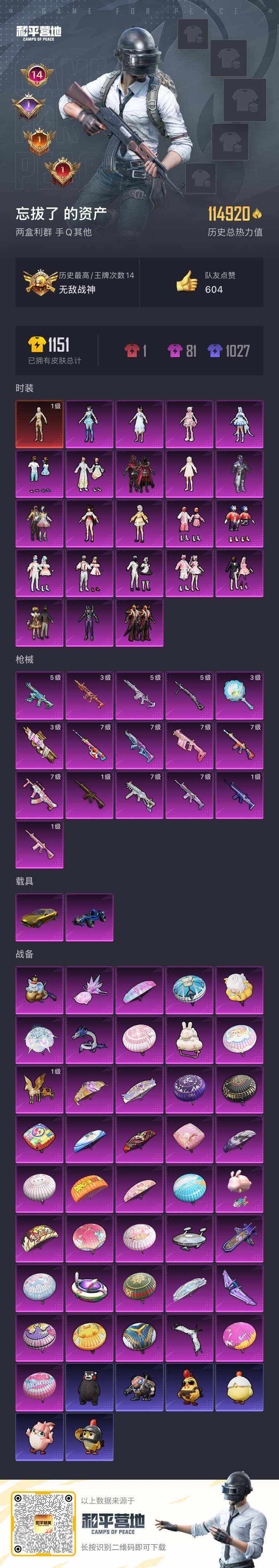 HPSJ3420556和平精英账号详情图3 HPSJ3420556和平精英账号详情图3