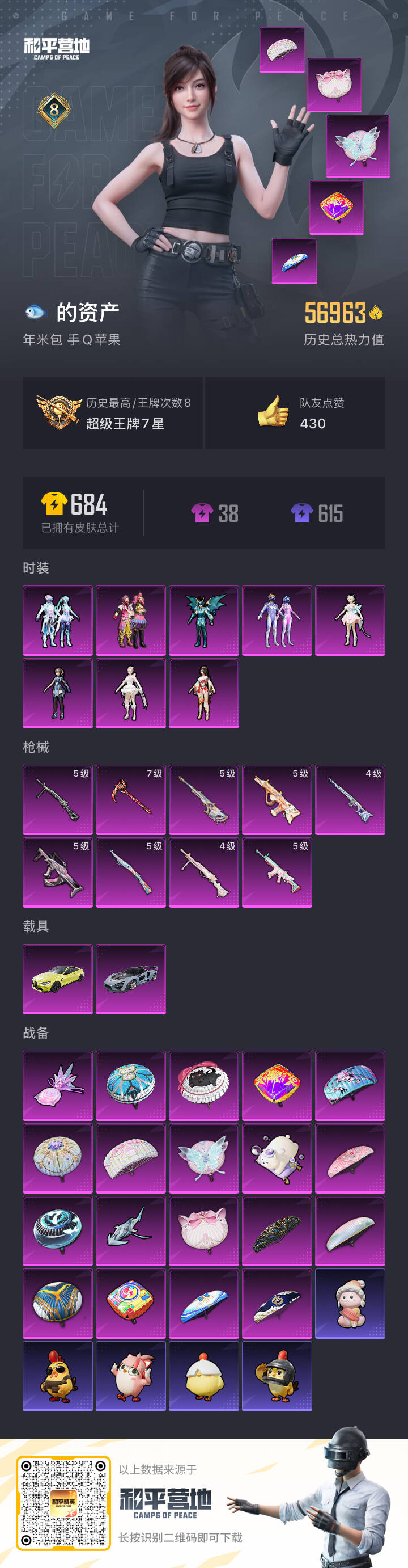 HPSJ3430437和平精英账号详情图5 HPSJ3430437和平精英账号详情图5