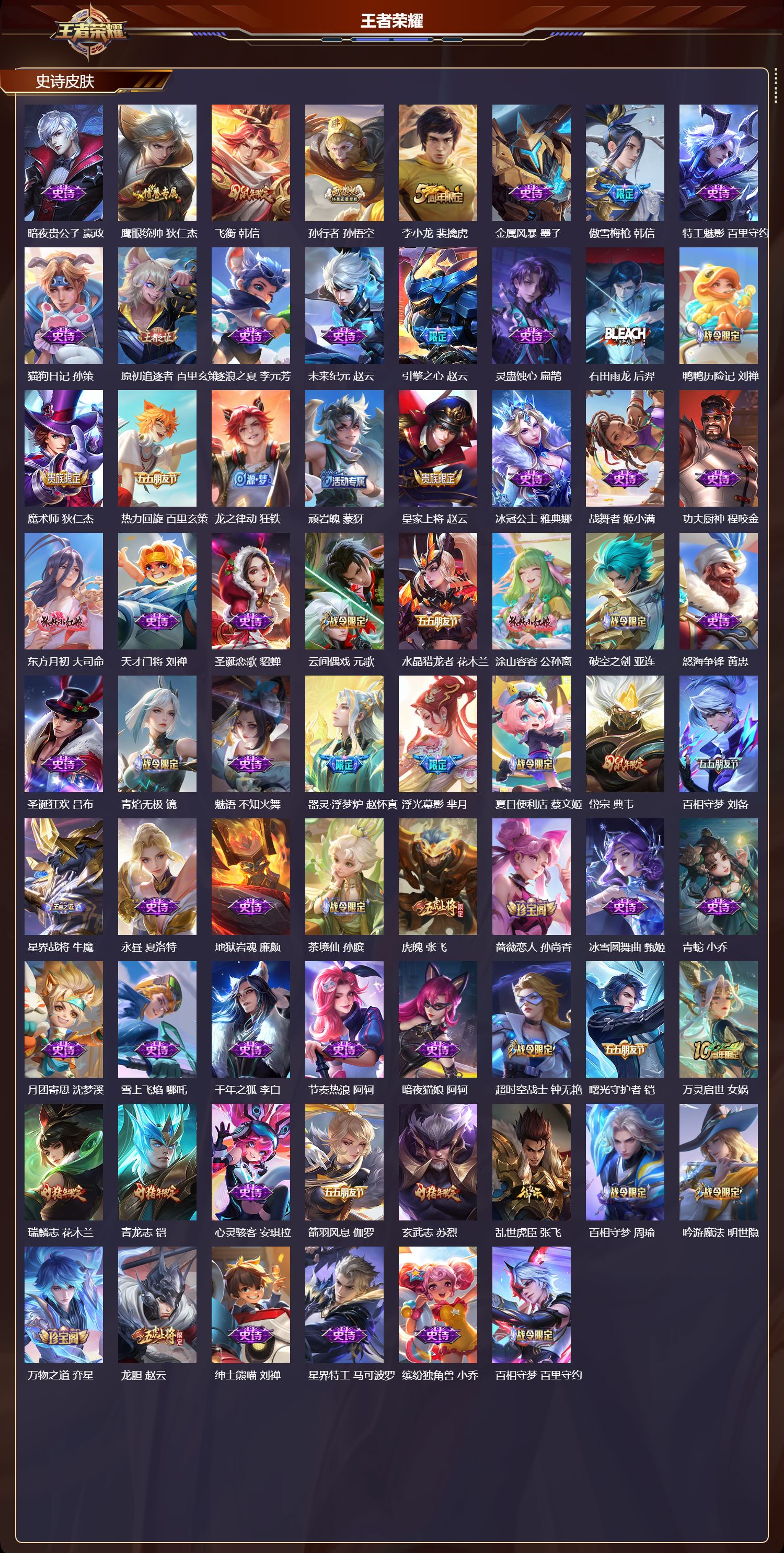 WZQM3479557王者荣耀账号详情图4