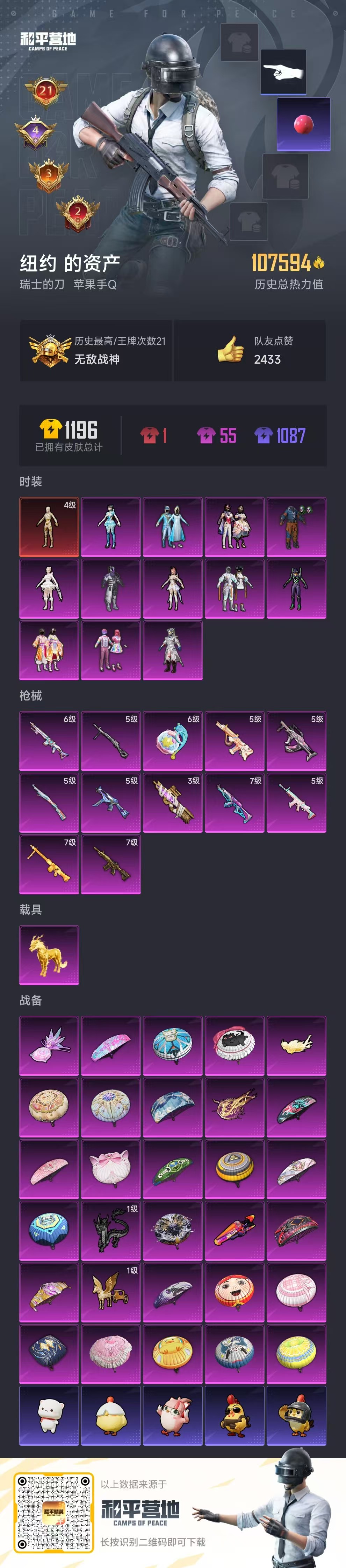 HPSJ3421464和平精英账号详情图3 HPSJ3421464和平精英账号详情图3