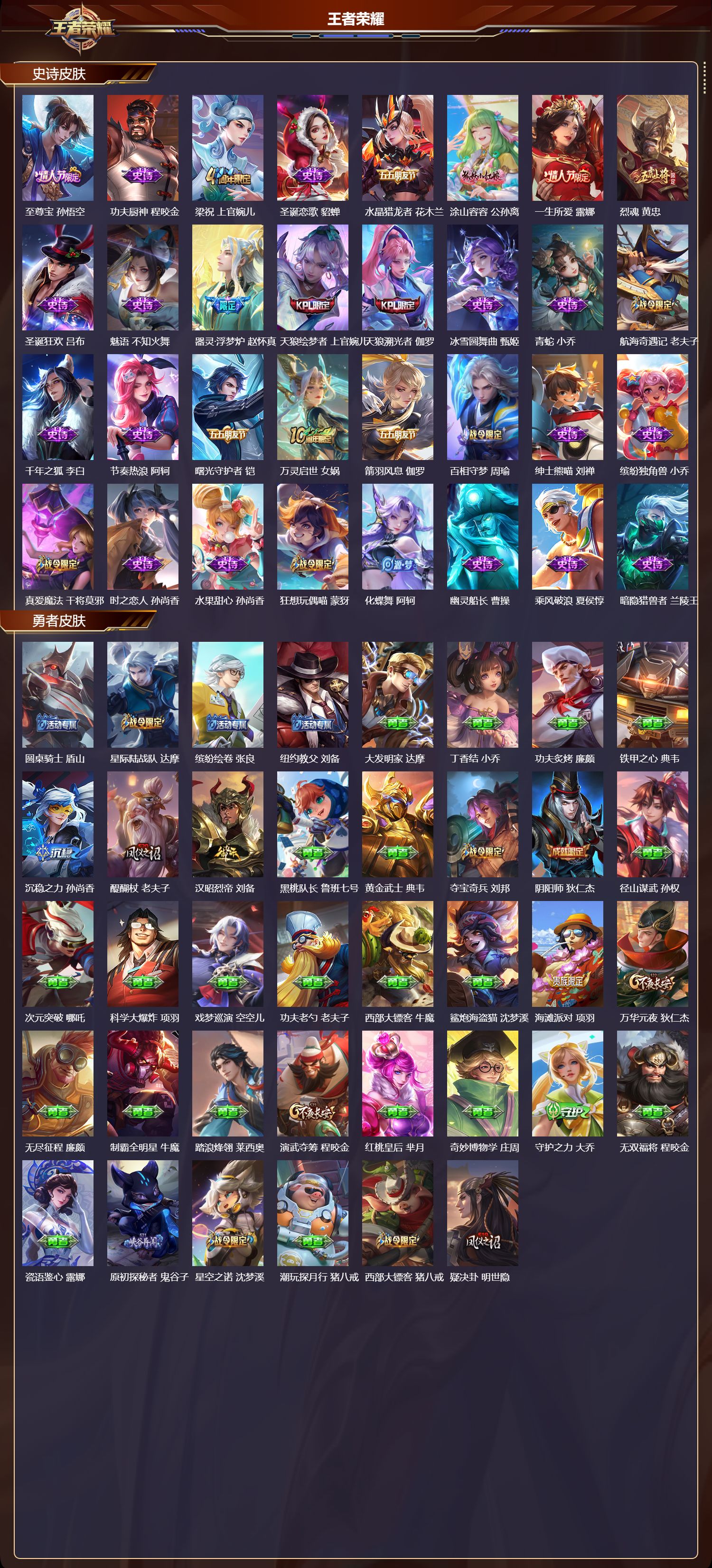 WZQM3479579王者荣耀账号详情图4