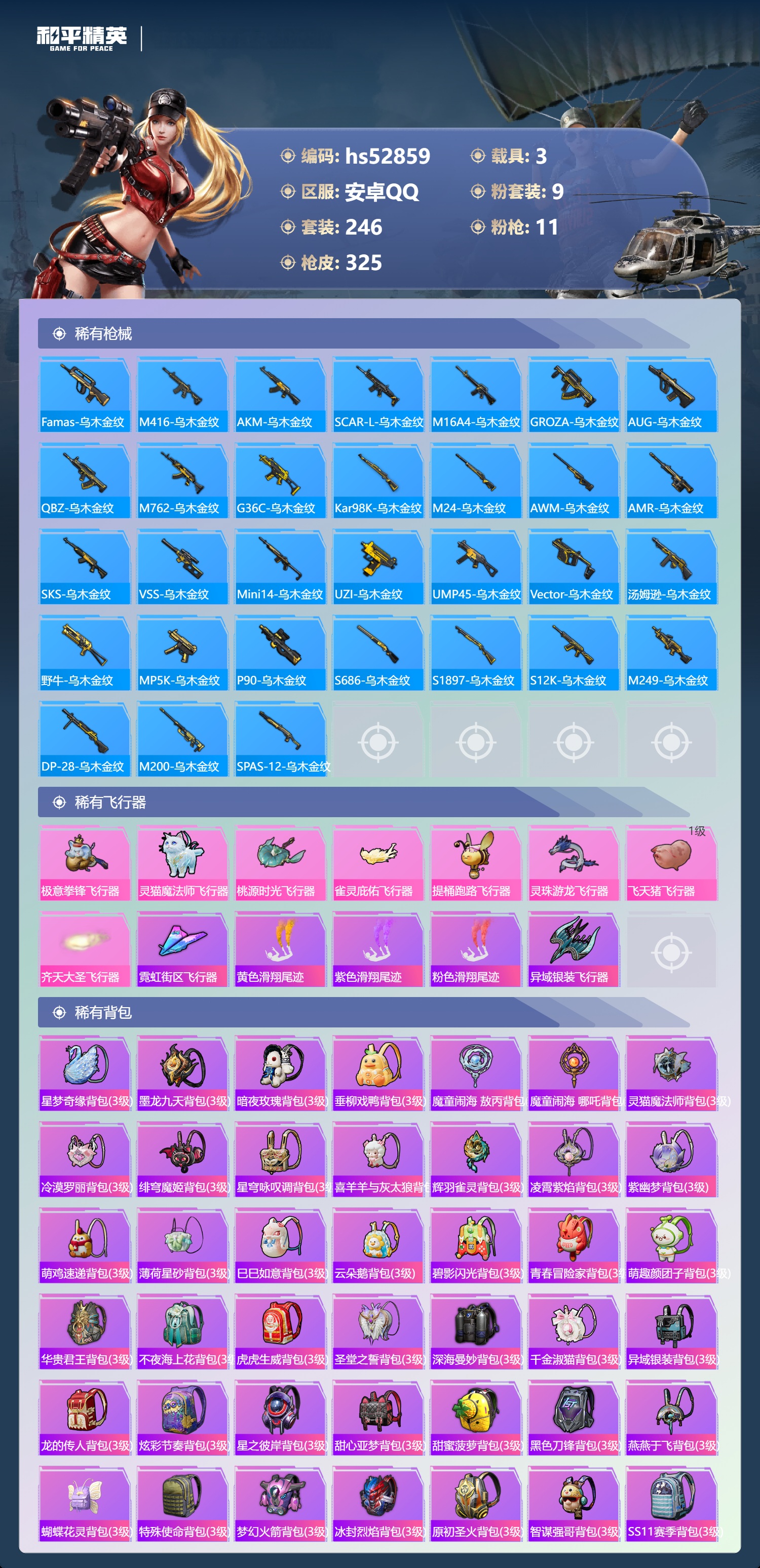 HPSJ3432234和平精英账号详情图12 HPSJ3432234和平精英账号详情图12