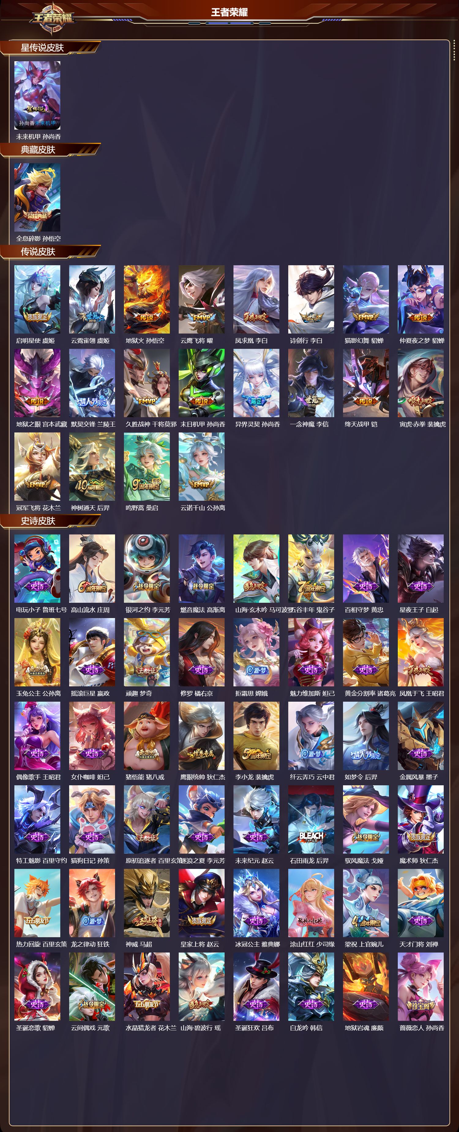 WZQM3479570王者荣耀账号详情图3