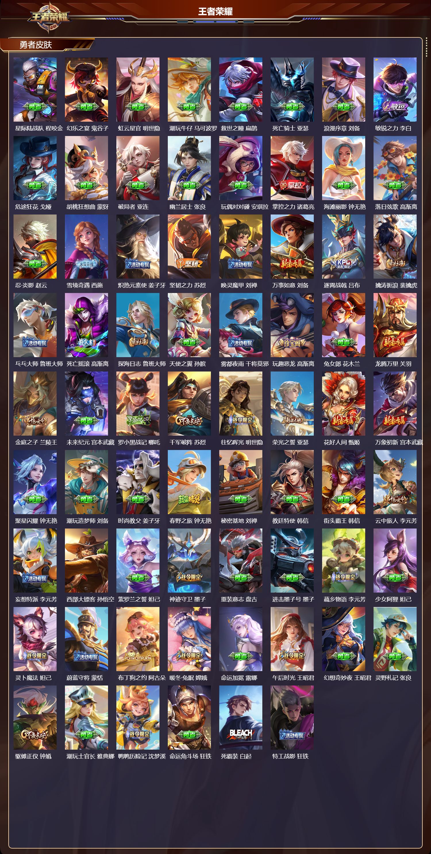 WZMK3430452王者荣耀账号详情图5 WZMK3430452王者荣耀账号详情图5