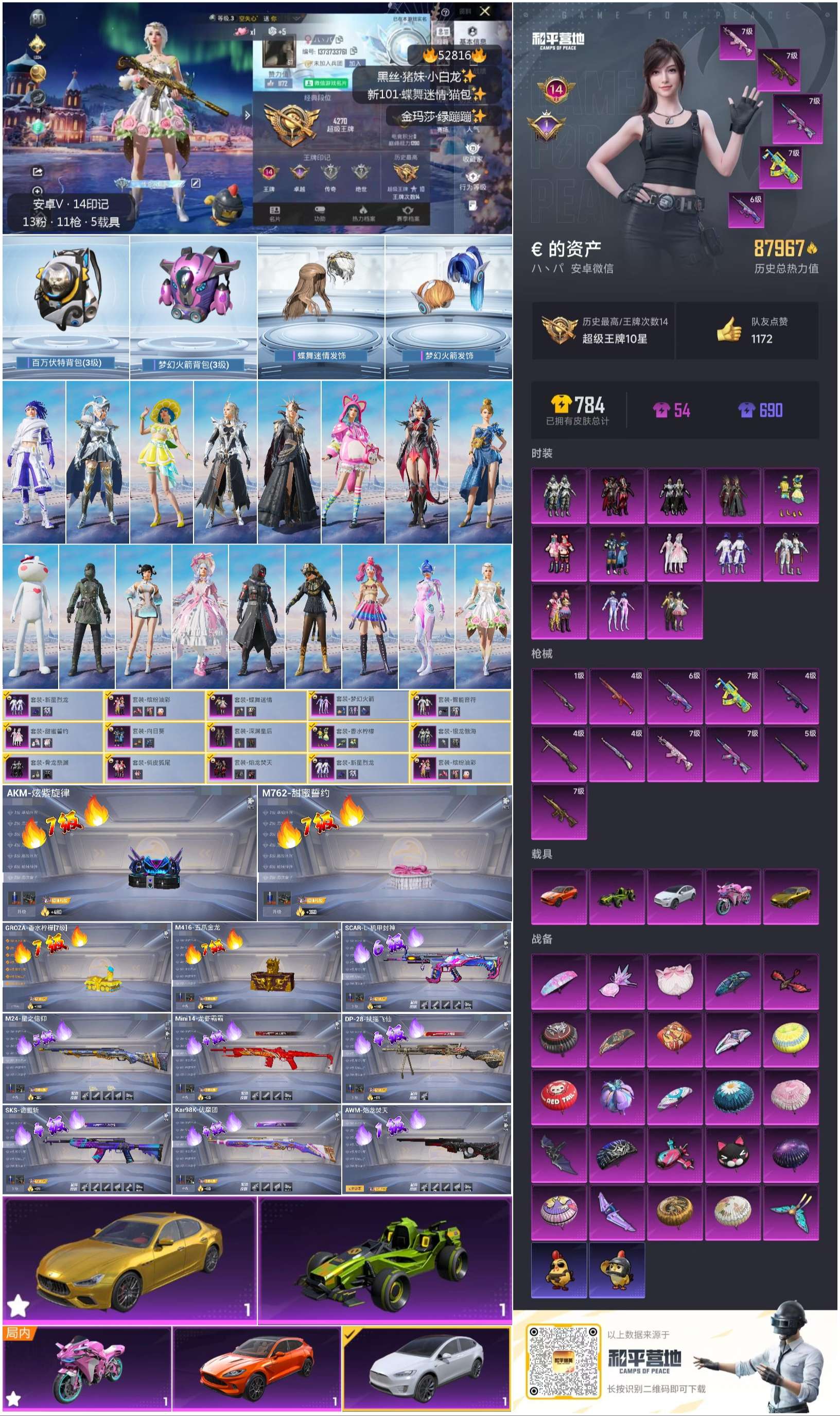 HPSJ3421490和平精英账号详情图3 HPSJ3421490和平精英账号详情图3