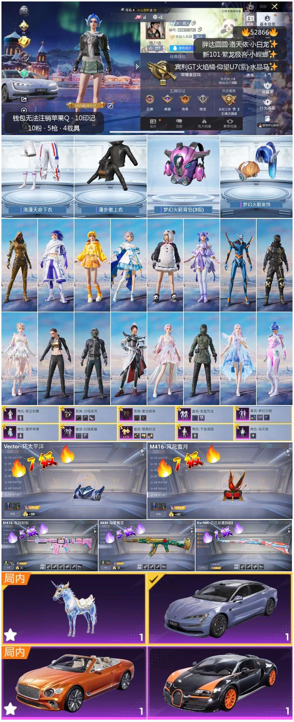 HPSJ3432269和平精英账号详情图5