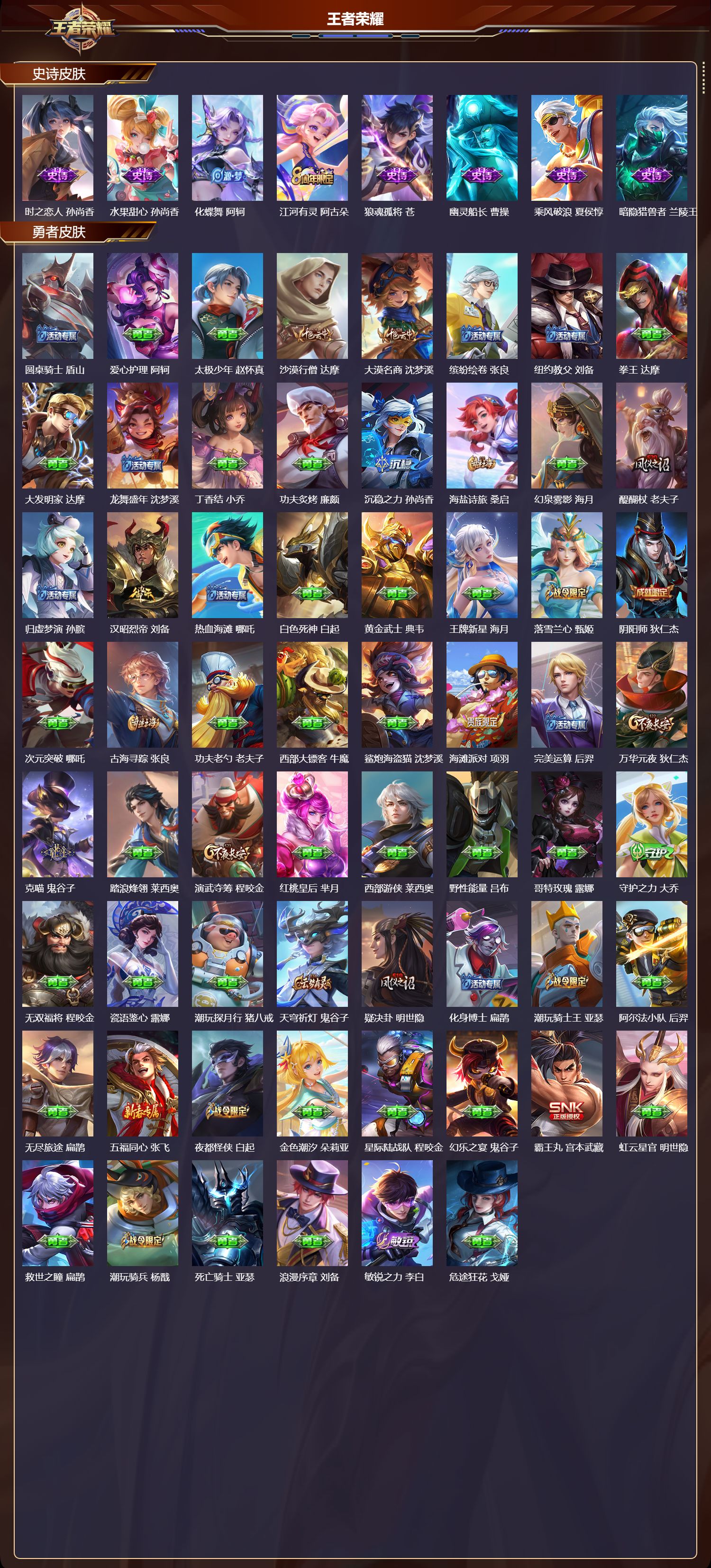 WZQM3479557王者荣耀账号详情图5