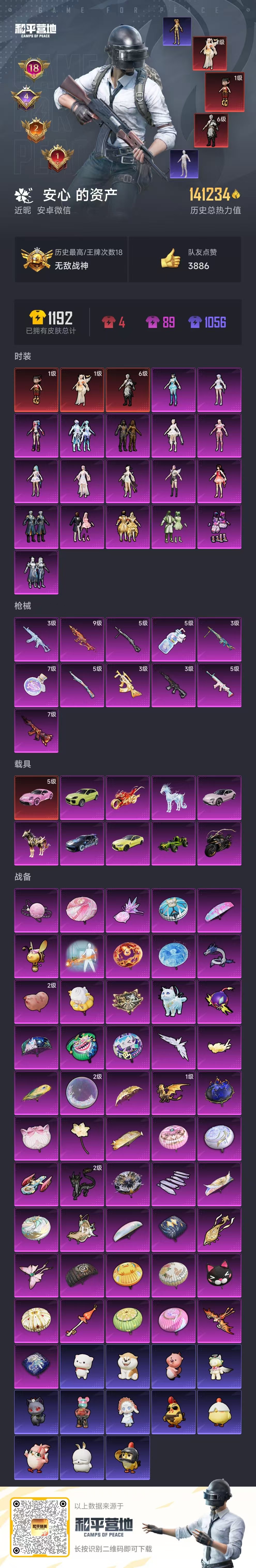 HPSJ3421462和平精英账号详情图4 HPSJ3421462和平精英账号详情图4