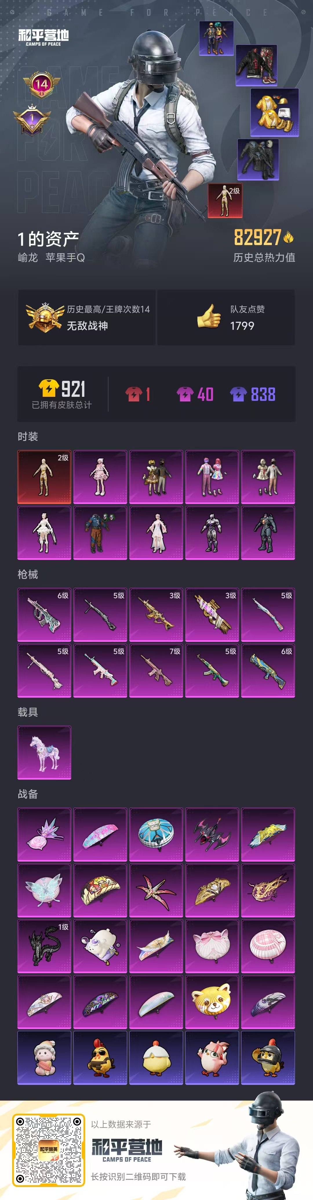 HPSJ3421460和平精英账号详情图4 HPSJ3421460和平精英账号详情图4