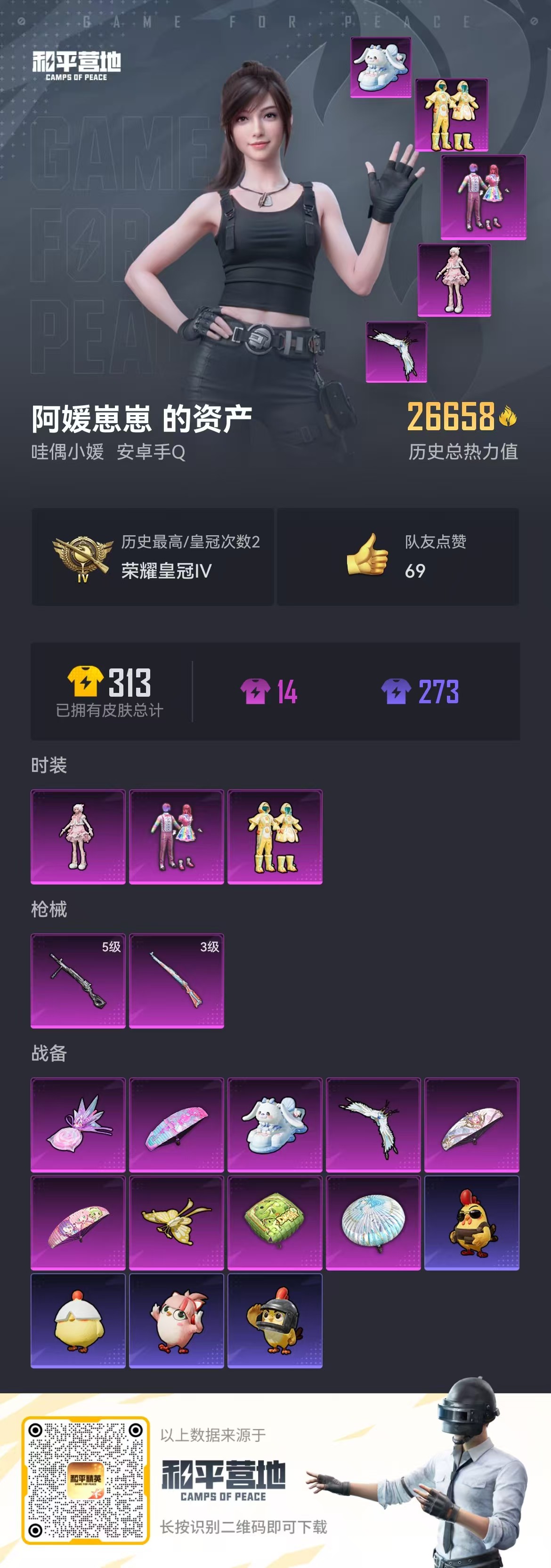 HPSJ3432217和平精英账号详情图5 HPSJ3432217和平精英账号详情图5