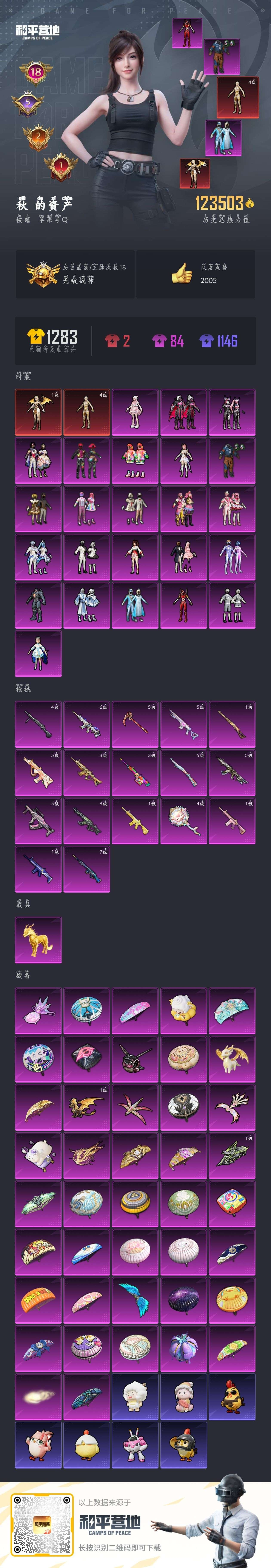 HPSJ3433850和平精英账号详情图5