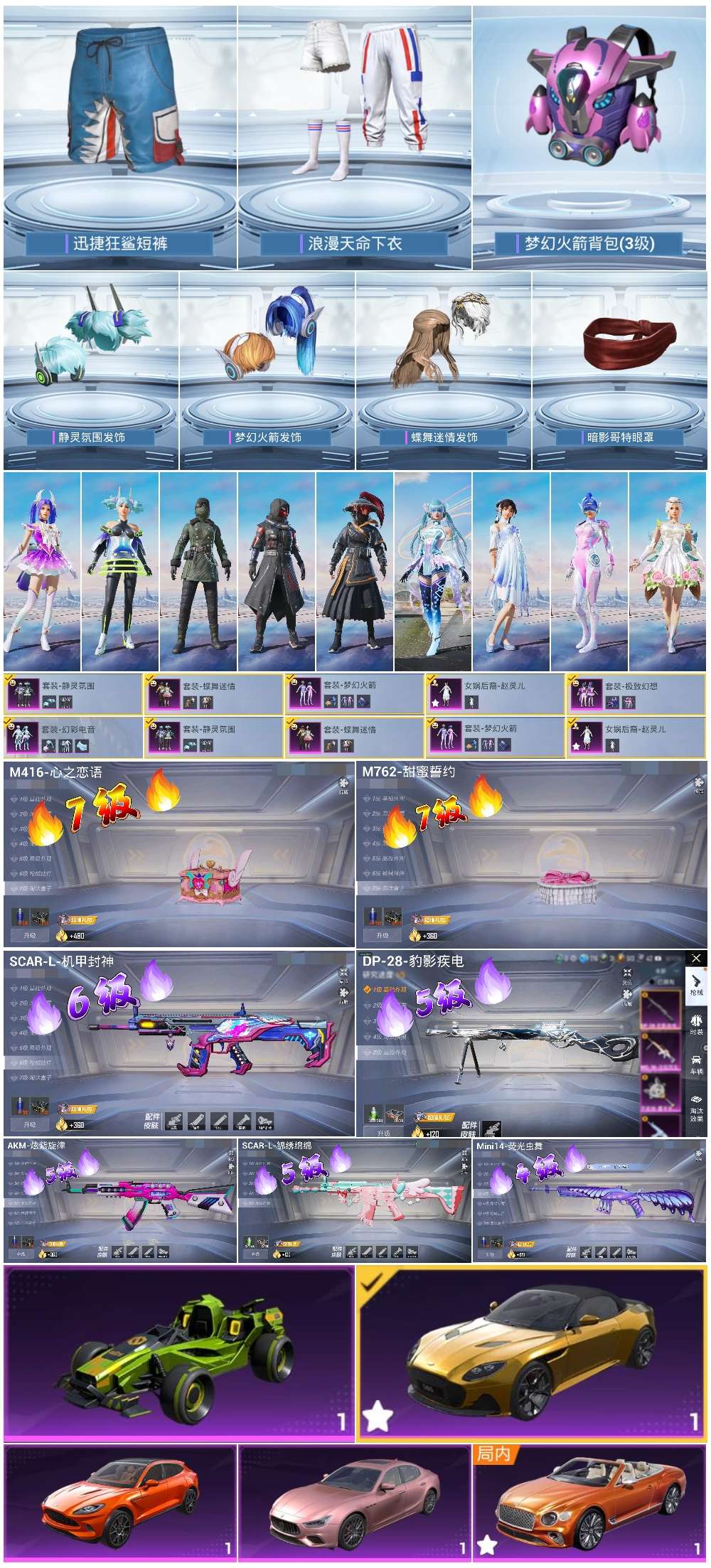 HPSJ3433830和平精英账号详情图2