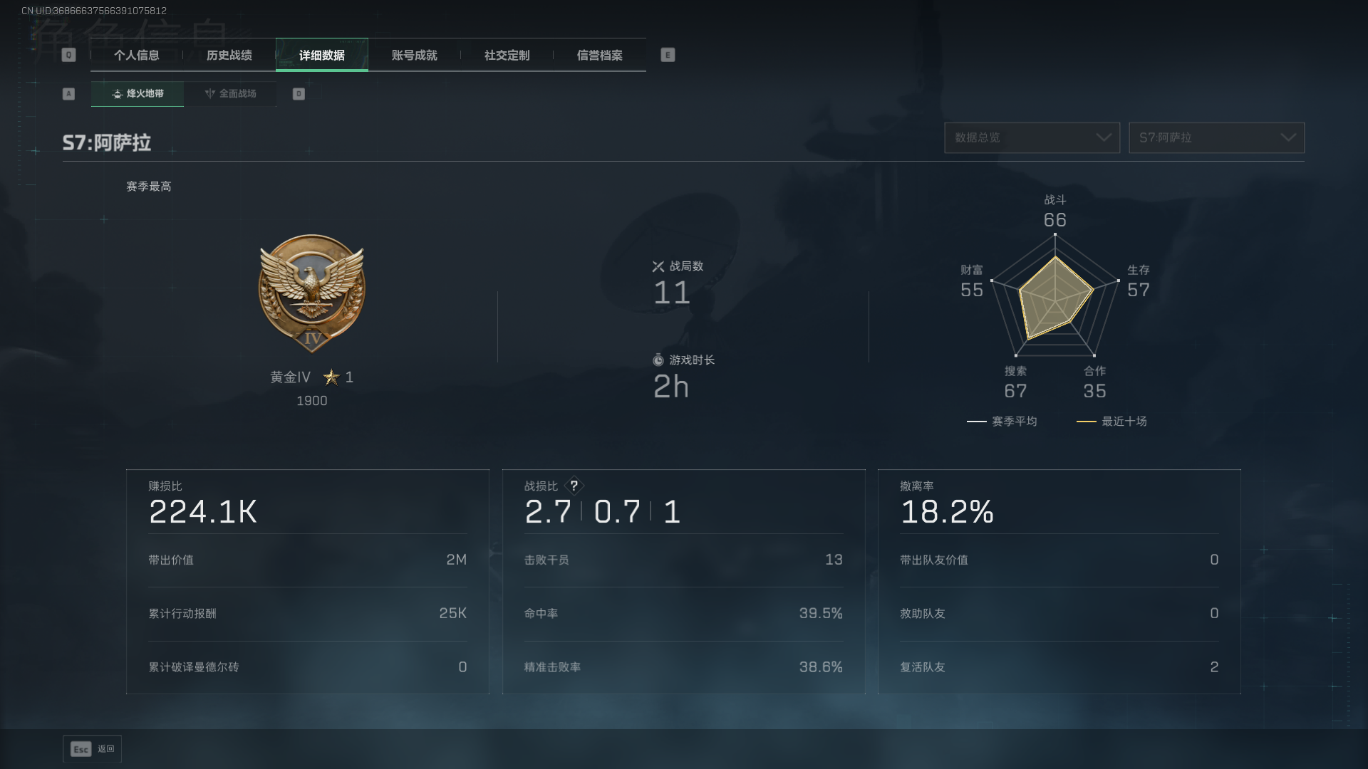 SJZCMW387599三角洲行动账号详情图4 SJZCMW387599三角洲行动账号详情图4