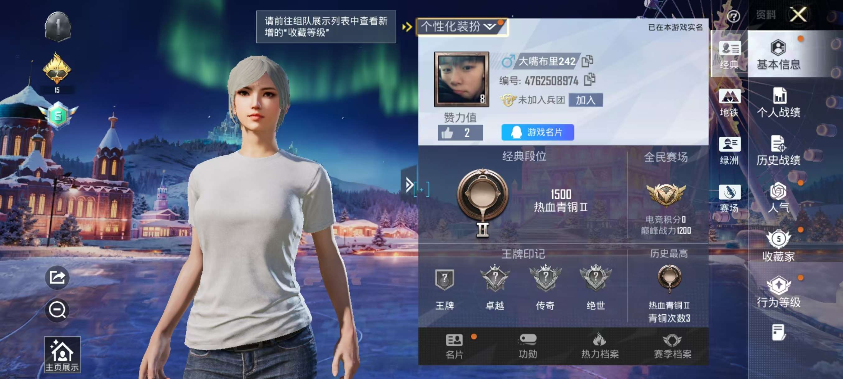 HPSJ3433853和平精英账号详情图3