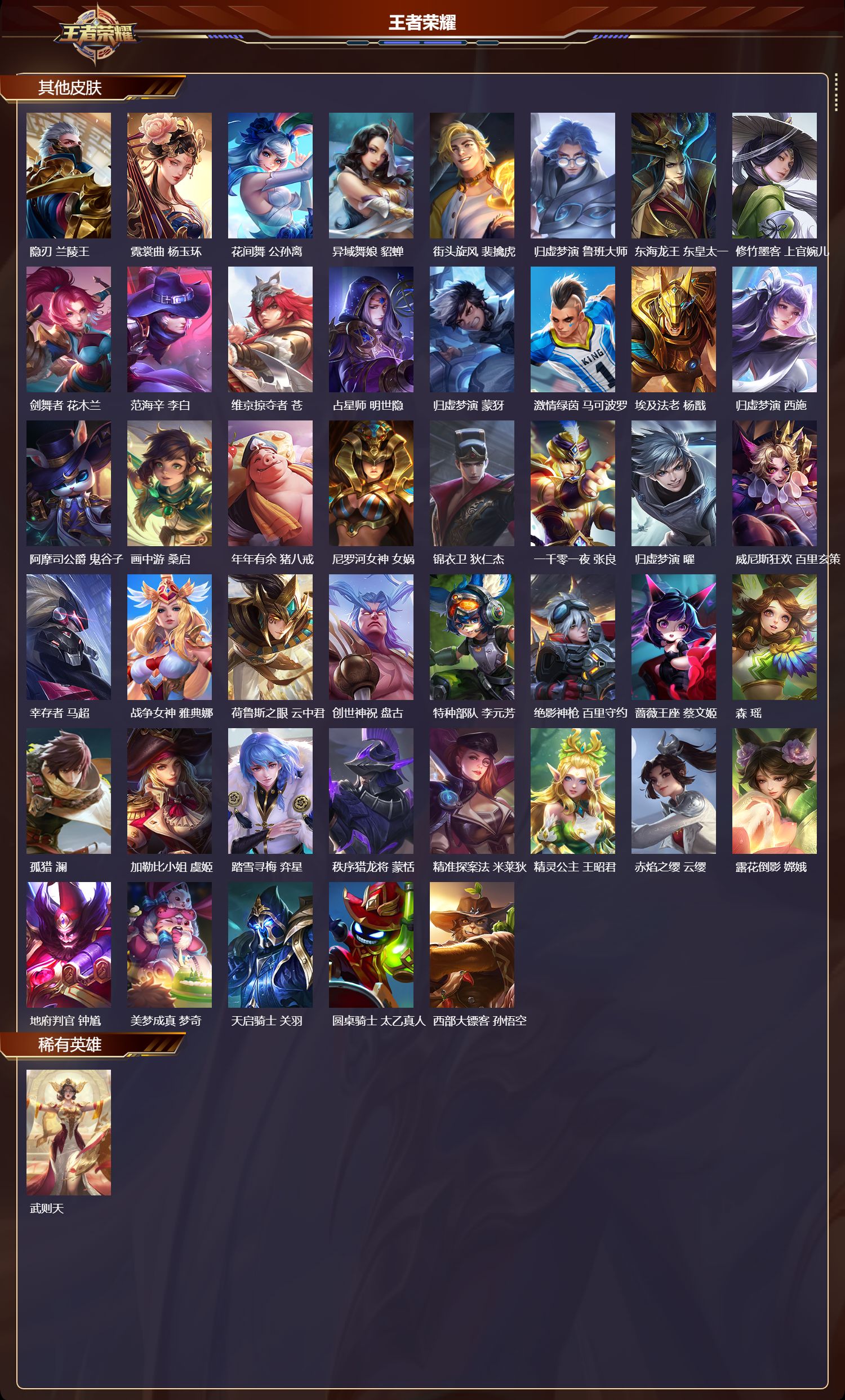 WZMK3433008王者荣耀账号详情图7 WZMK3433008王者荣耀账号详情图7