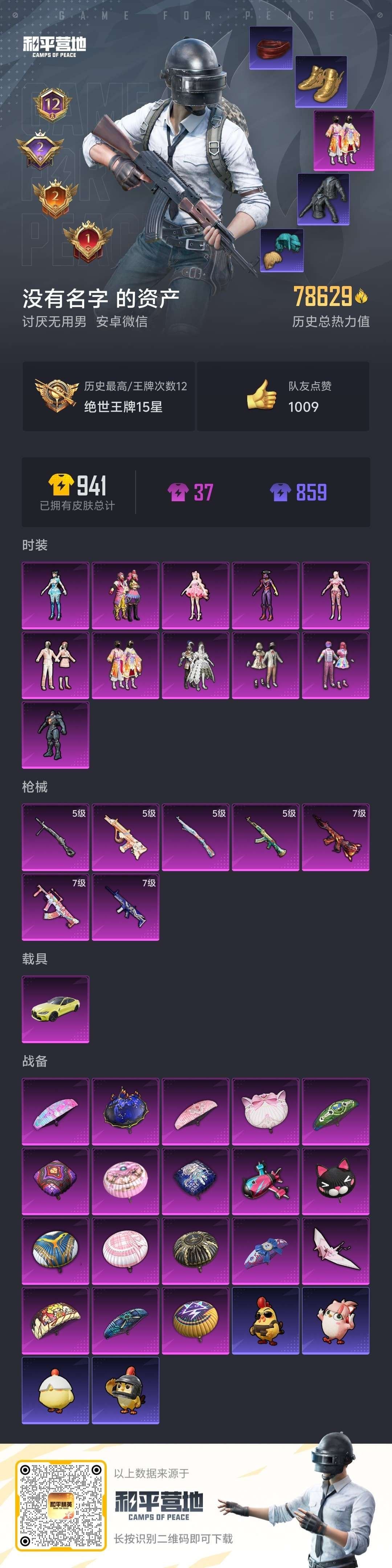 HPSJ3427482和平精英账号详情图3 HPSJ3427482和平精英账号详情图3