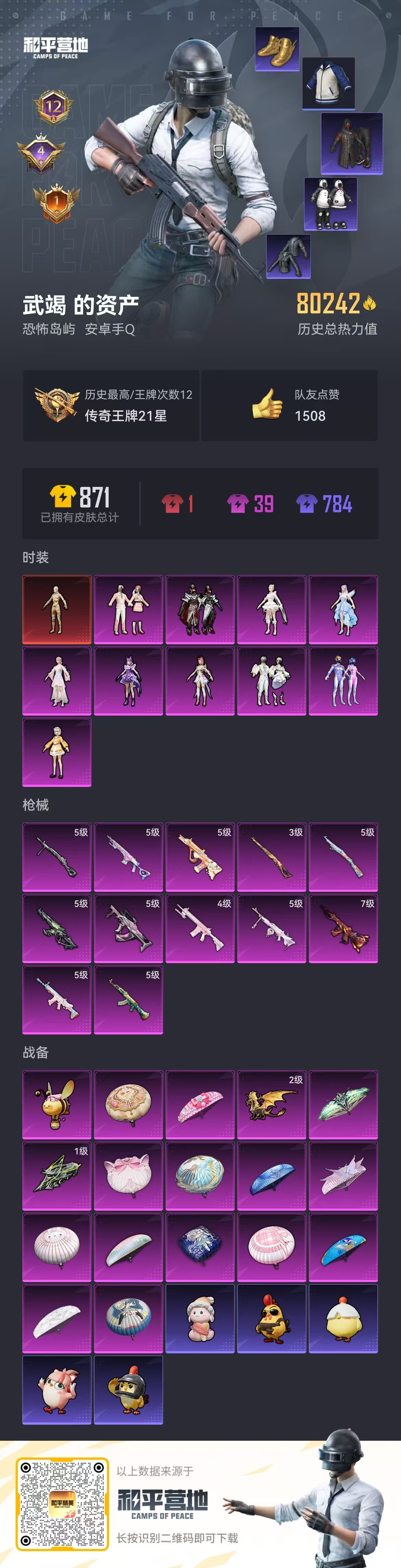 HPSJ3427996和平精英账号详情图3 HPSJ3427996和平精英账号详情图3