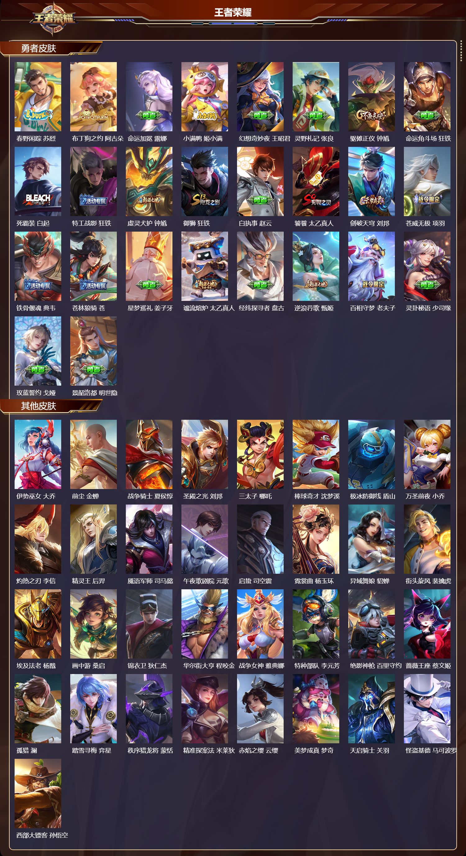 WZMK3433011王者荣耀账号详情图4