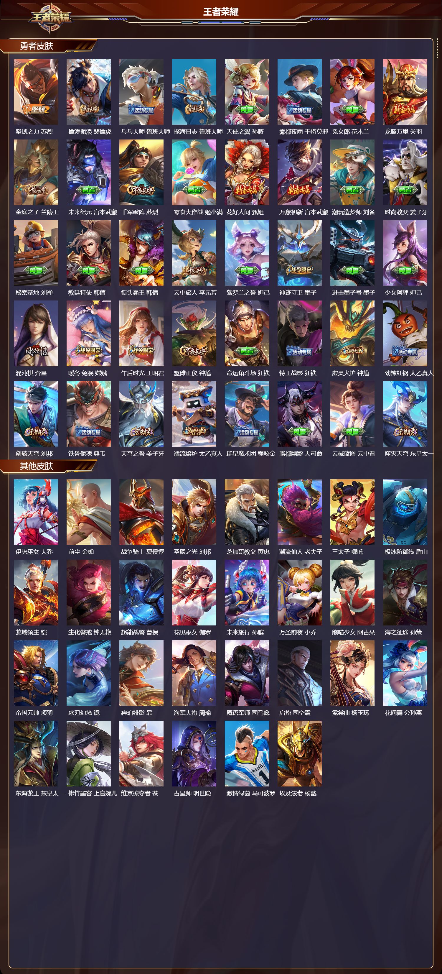 WZMK3433013王者荣耀账号详情图4