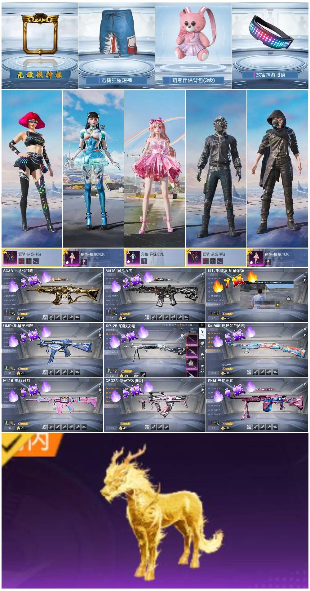 HPSJ3433856和平精英账号详情图5 HPSJ3433856和平精英账号详情图5