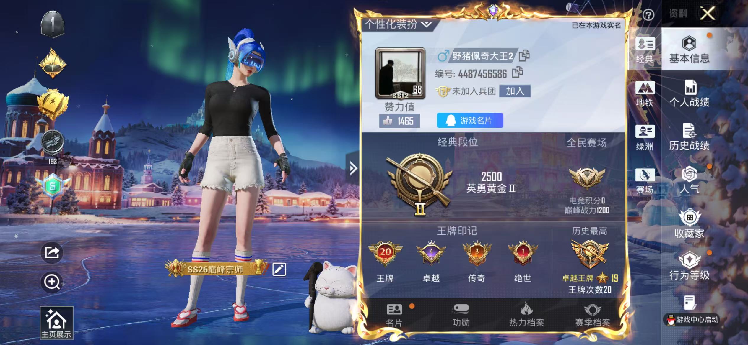 HPSJ3427828和平精英账号详情图2 HPSJ3427828和平精英账号详情图2