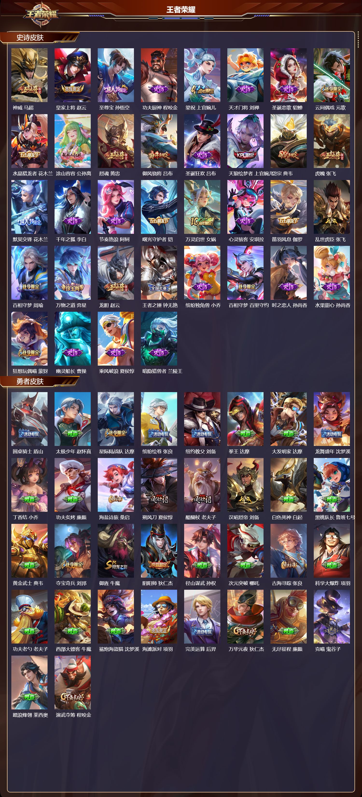 WZMK3433017王者荣耀账号详情图3 WZMK3433017王者荣耀账号详情图3