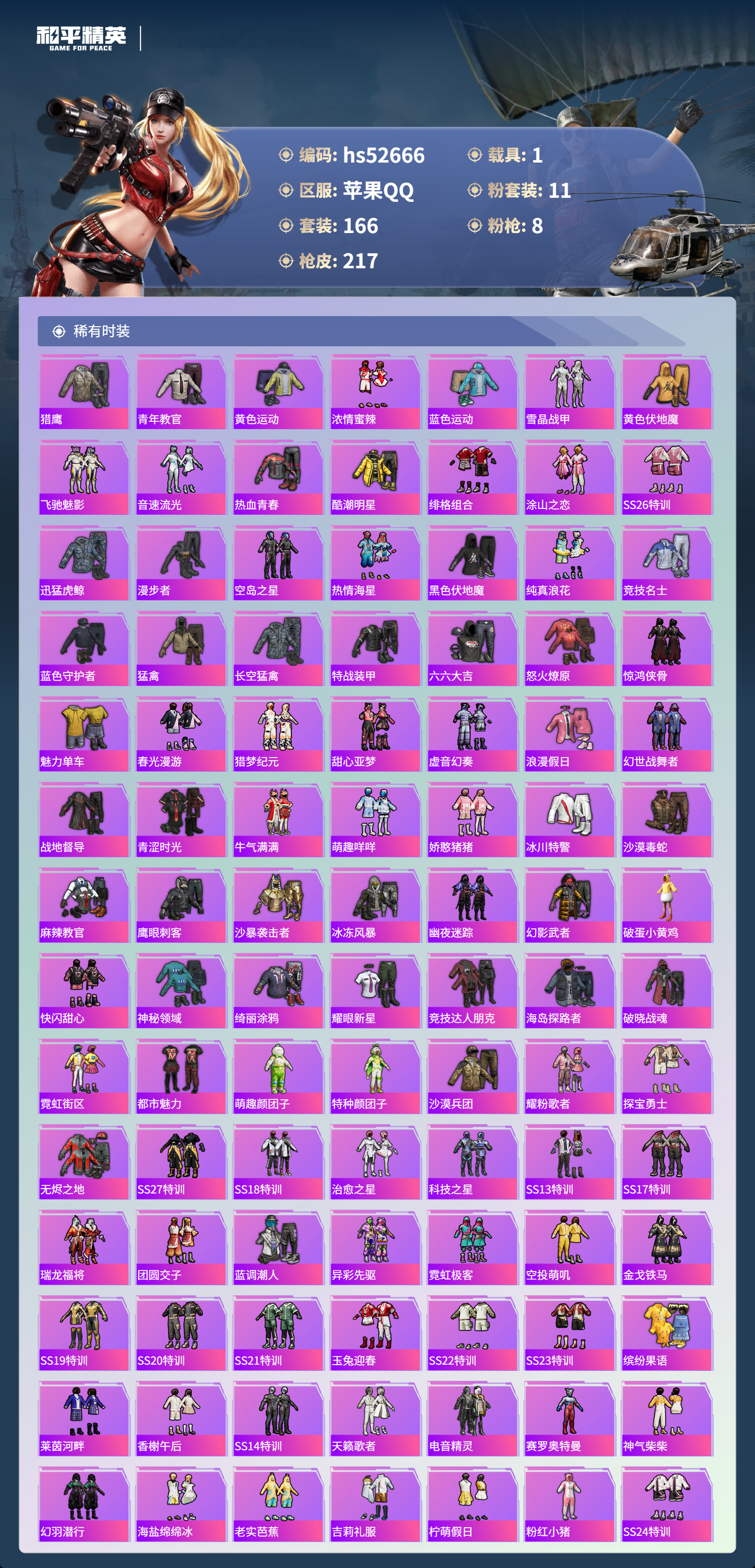 HPSJ3427828和平精英账号详情图6 HPSJ3427828和平精英账号详情图6