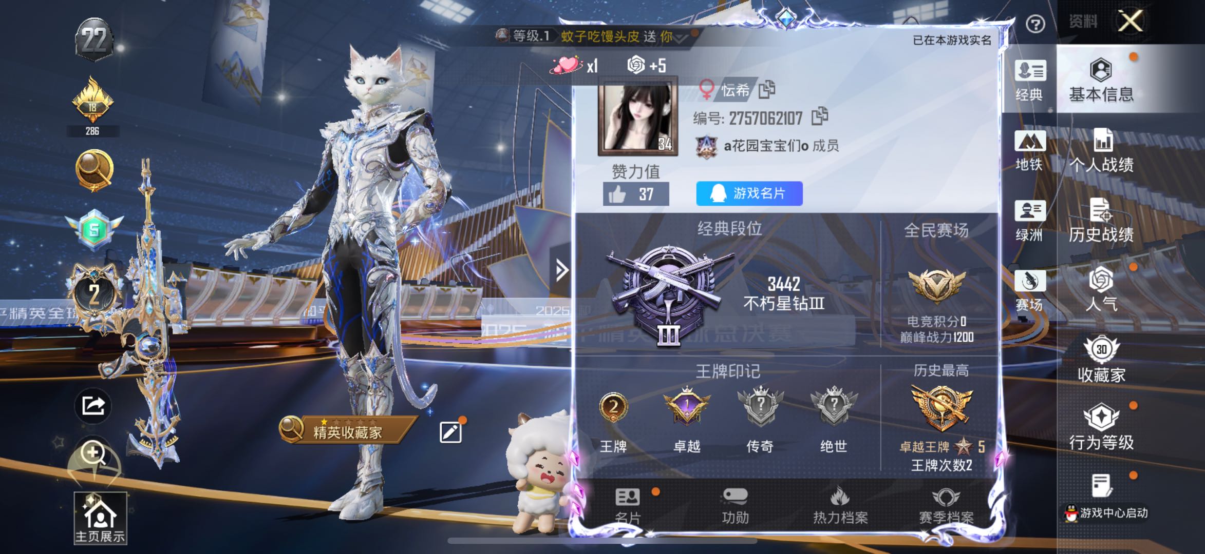 HPSJ3433884和平精英账号详情图3 HPSJ3433884和平精英账号详情图3