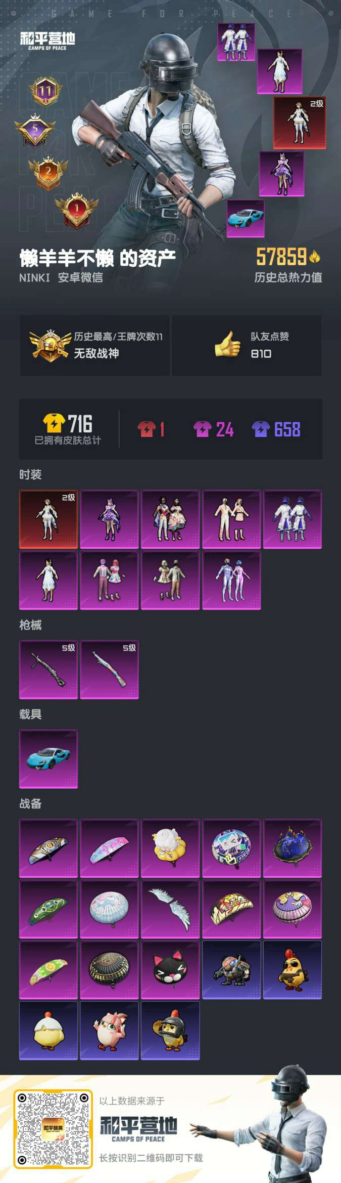 HPSJ3428544和平精英账号详情图2 HPSJ3428544和平精英账号详情图2