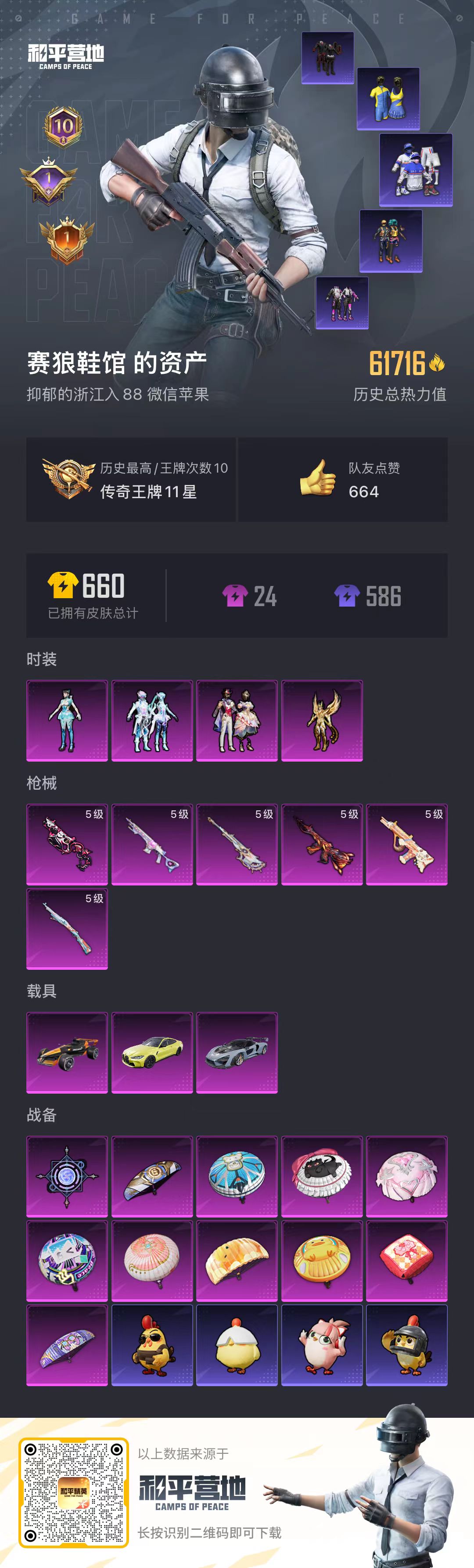 HPSJ3428085和平精英账号详情图4 HPSJ3428085和平精英账号详情图4